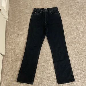 Agolde black high rise size 28